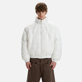 Stylish Winter Stand Neck Padded Puffer Jacket