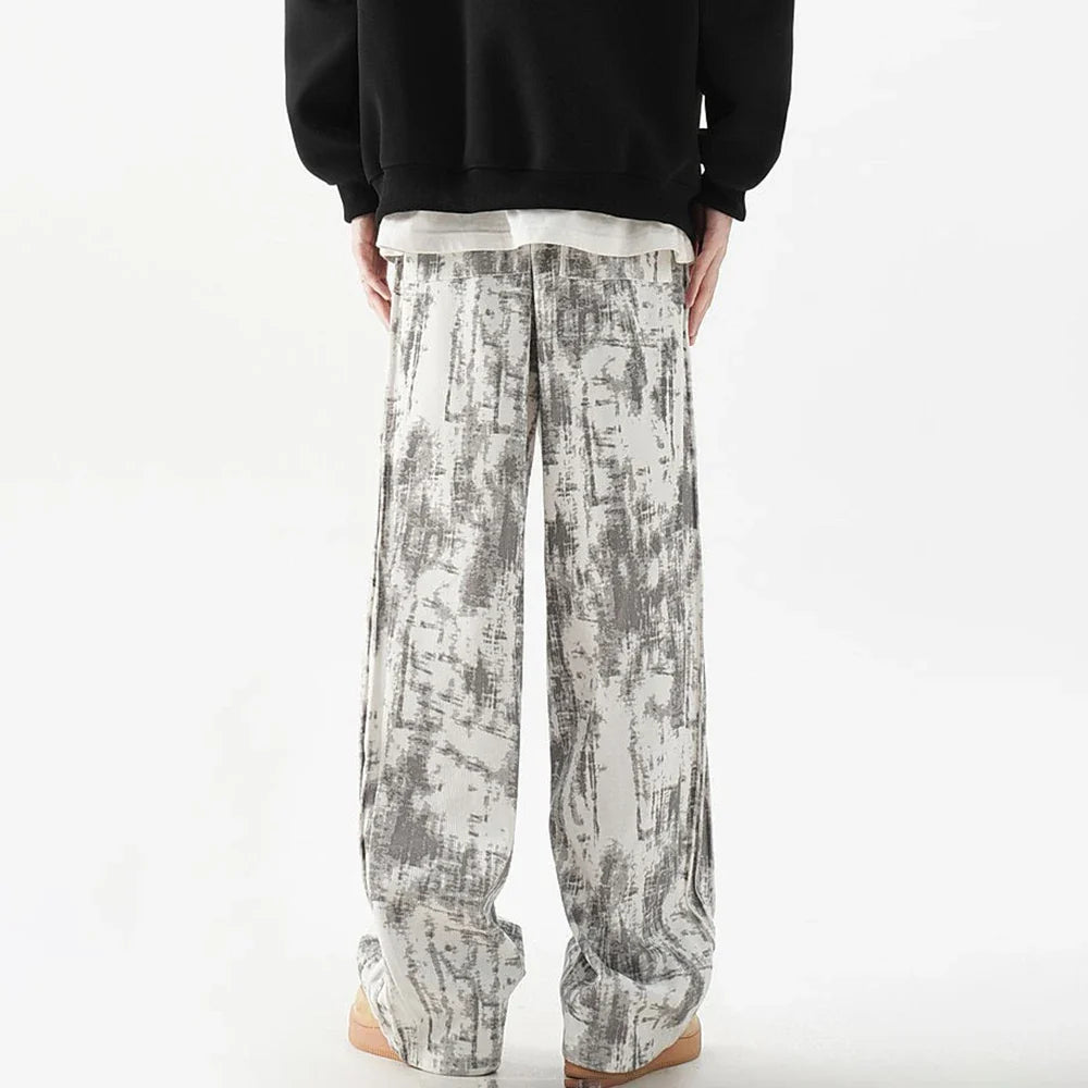 Flattering Straight Drape Casual Pants