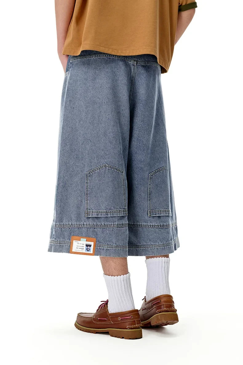 Y2K Washed Denim Jorts
