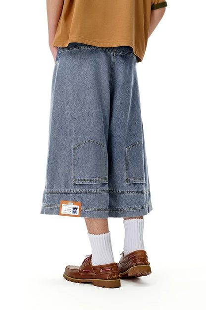 Y2K Washed Denim Jorts