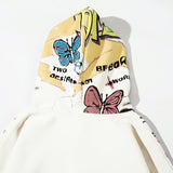Hipster Graffiti Graphic Hoodie