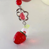 Floral Charm Keychain