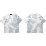 Elevated Vibrant Tie Dye Puzzle Letter T-Shirt