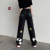 High Waist Vintage Star Hip Hop Jeans