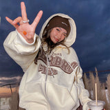 Y2K Embroidery Zip Up Hoodie