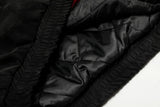 Fashionable Gothic PU Leather Hooded Fur Jacket