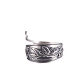 Elegant Lotus Flower Peacock Open Ring