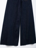 Dark Blue Wide Leg Jeans