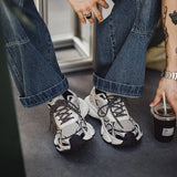 Maden Casual Mesh Splicing Platform Sneakers