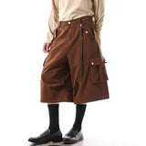 Retro American Cotton Workwear Cargo Jorts