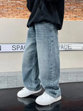 Boys Trendy Loose Fit Wide Jeans