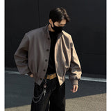 Cool Trendy Oversized Stand Up Collar Jacket