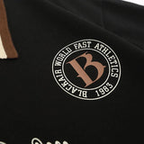 Letter Print Beast Polo T-shirt