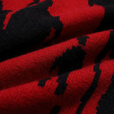 Knitted Shadow Graphic Sweater