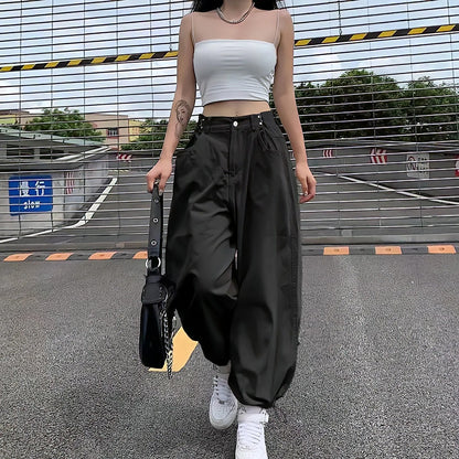 Y2k Baggy Harem Cargo Pants