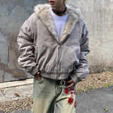 Streetwear Winter Cozy Heavy Plush Jacket