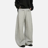 High End American Style Wide Leg Sports Sweatpants