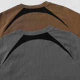 Embroidered Fashionable Racing Patchwork T-Shirt
