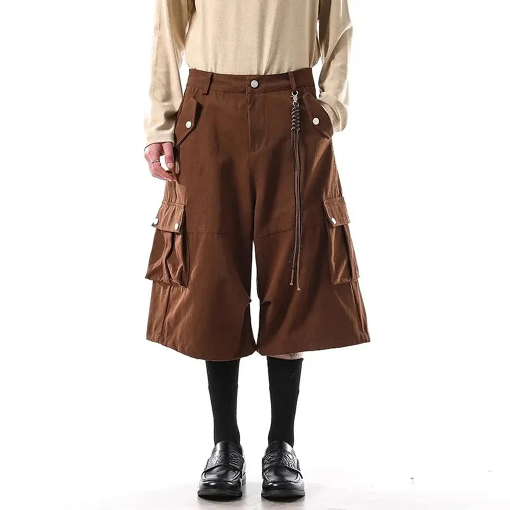 Long-lasting Retro Personality Cargo Jorts
