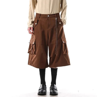 Long-lasting Retro Personality Cargo Jorts