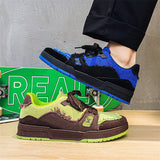 Retro Stitching Denim Shoes