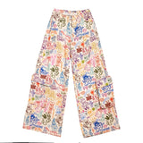 Colorful Hip Hop Cargo Wide Pants