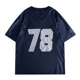 Streetwear Oversized Y2K Sport Number T-Shirt