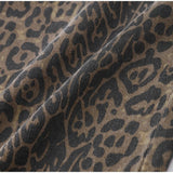 Y2K Leopard Flair High Waisted Pants
