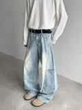 Iconic Blue Washed Baggy Denim Jeans