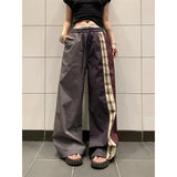 Effortless Y2K Plaid Oversized 2000s Style Sweatpants