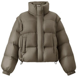 Cozy White Down Puffer Jacket