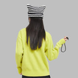 Women Stylish Cozy Jacquard Sweater