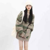 Oversized Mohair Autumn Winter Knit Sweater