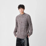 Lightweight Textured Knit Mock Neck Sweater