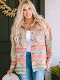 Women Vintage Aztec Print Boho Jacket