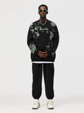 Luminous Paisley Sweatshirt