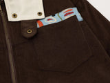 Elevated Y2K Embroidered Corduroy Cargo Jacket