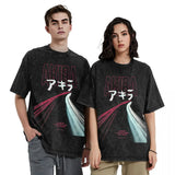 Insulated Akira Manga Graphic Oversized T-Shirt