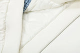 Retro Plaid Patchwork Fake Two Piece Padded Jacket