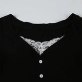 Knit Lace Corset Top