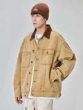 Y2K Vintage Washed Workwear Denim  Jacket