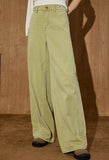 Green American High Waist Wide Leg Jeans