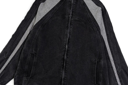 Shadow Stripes Denim Jacket