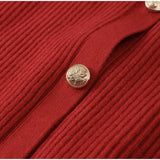 Women's Red Knitted Sweater