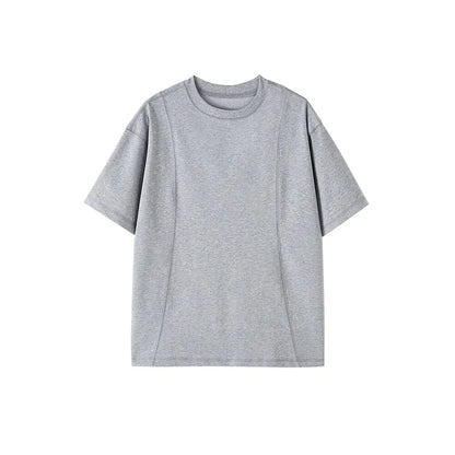 Elevated Solid Color Loose Short Sleeve T-Shirt