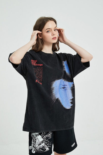 "Focus" Bazzi Washed T-shirt
