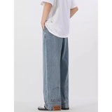 Chic Oversize Blue Wide Leg Casual Jeans