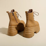 Ankle Boots PU Thick Sole Boots