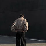 Cool Trendy Oversized Stand Up Collar Jacket