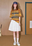Y2K Lightweight Striped O-Neck T-Shirt